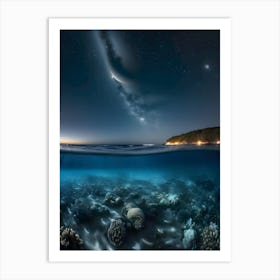 The World Above And Below The Waves Art Print