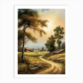 Country Road 8 Art Print