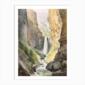 Waterfall 11 Art Print