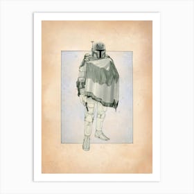 Star Wars Boba Fett 4 Art Print