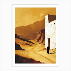 Man In The Desert 34 Art Print