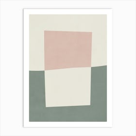 ABSTRACT MINIMALIST GEOMETRY - GR Art Print