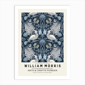 William Morris Blue Birds Poster Art Print