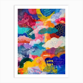 'Clouds' 7 Art Print