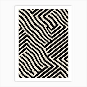 Black And White Art Print