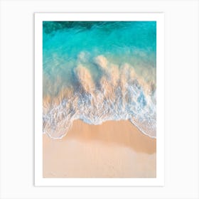 Aerial View Of A Beach 91 Art Print