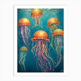 Jellyfish Art Print