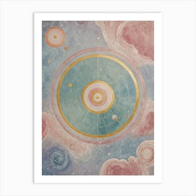 Cosmic Umbrella Art Print