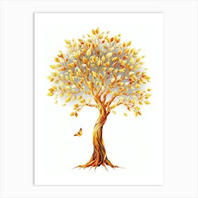 Autumn Tree 12 Art Print