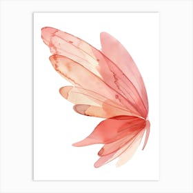 Watercolor Butterfly Wing Art Print