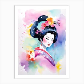 Geisha 75 Art Print