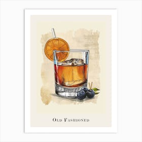 Old Fashioned Tile Poster 5 Art Print