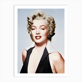 Actress Marilyn Monroe Art Print