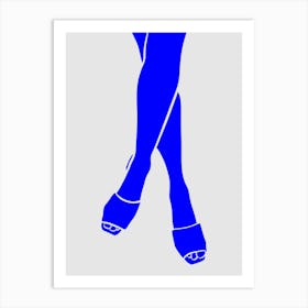 Blue Legs Art Print