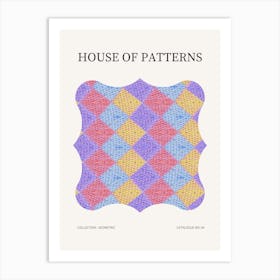 Geometric Pattern Poster 4 Art Print