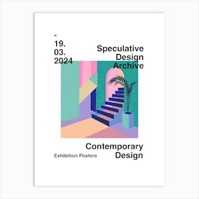 Speculative Design Archive Abstract Poster 09 Art Print