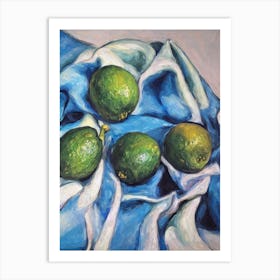 Lime 2 Classic Fruit Art Print