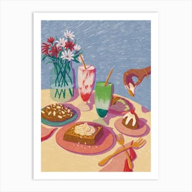 Pastry Party Art Print