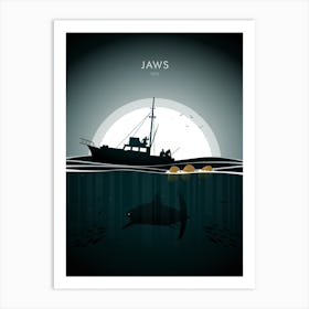 Jaws Art Print