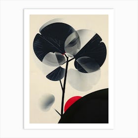 Abstract Leaves Art Print