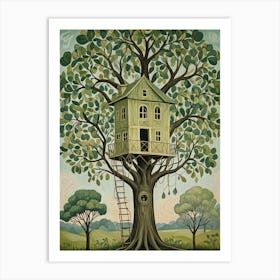 Tree House Art Print