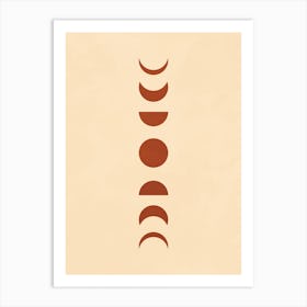 Moon Phases Art Print