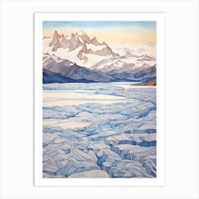 Los Glaciares National Park Argentina 1 Art Print