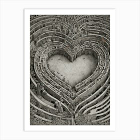 Heart Of The Maze 2 Art Print