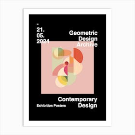 Geometric Design Archive Poster 02 Art Print