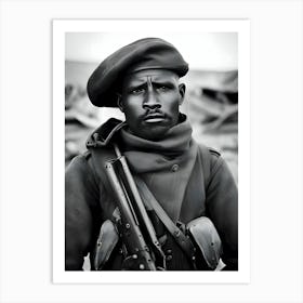 Soldier In Uniform~Reimagined 2 Art Print