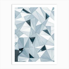 Abstract Triangles Art Print