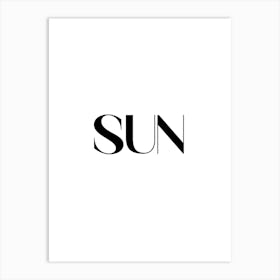 Sun Logo printable 2024. Art Print