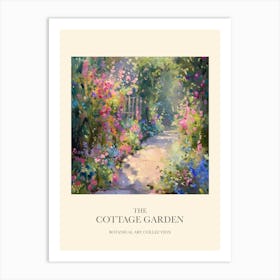 Cottage Garden Poster Enchanted Meadow 6 Art Print