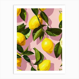 lemons 1 Art Print