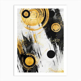 Abstract Circles 117 Art Print