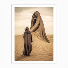 Dune Sand Desert Building 11 Art Print