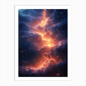 Nebula In Space 8 Art Print