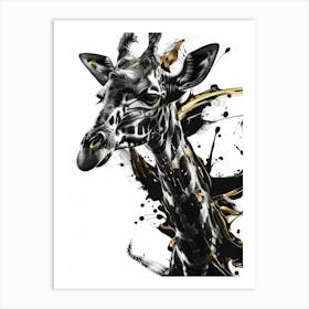 Giraffe Canvas Art 9 Art Print