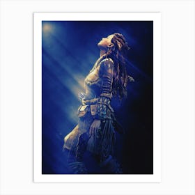 Light Of Heroes ― Aloy – Game Horizon Zero Dawn 2 Art Print