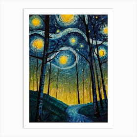 Starry Night 217 Art Print