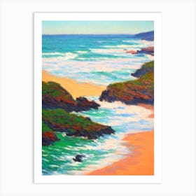 Terrigal Beach Australia Monet Style Art Print