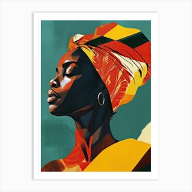 Nomadic Artistry|The African Woman Series Art Print