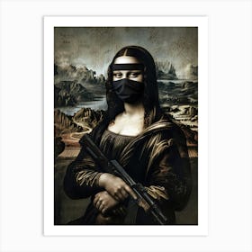 Mona Lisa Robbery Art Print