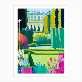 Gardens Of The Palace Of Versailles, France Abstract Still Life Art Print