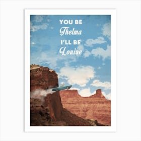 Thelma And Louise Movie Art Print