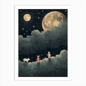 Night In The Sky Art Print