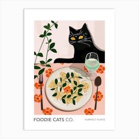 Foodie Cats Co Cat And Ravioli 2 Art Print