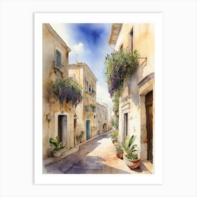 Puglia, Italy with olive trees 7 Art Print