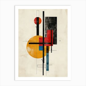 modern geometric Art Print