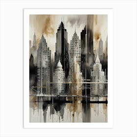 New York City Skyline Art Print